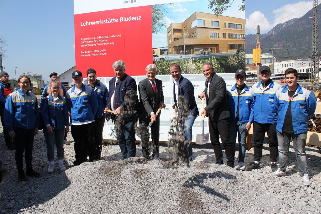 Spatenstich für neue ÖBB-Lehrwerkstätte in Bludenz