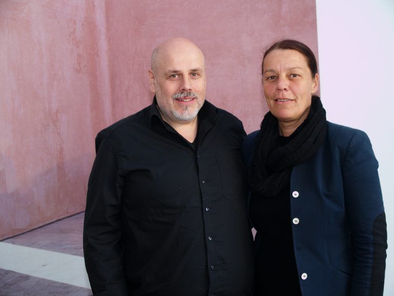 Architekt Bernhard Marte (Marte.Marte) und Alexandra Fink.                                                                                                                    