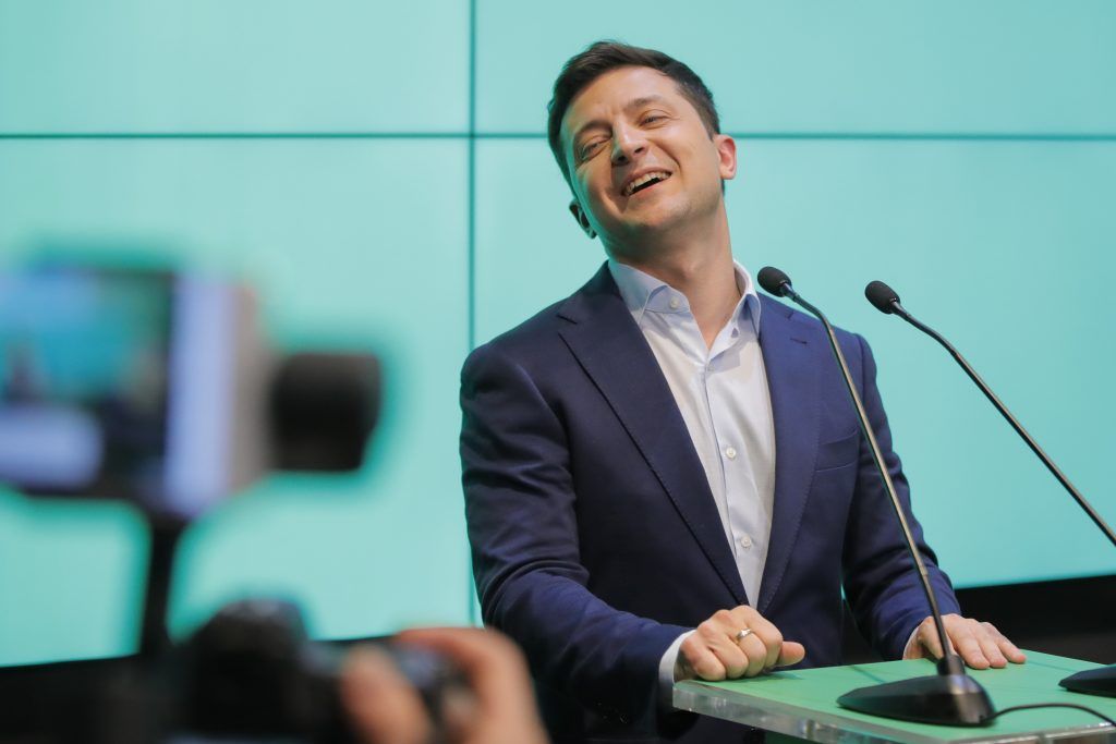 Schauspieler Selenskyj wird neuer Präsident der Ukraine