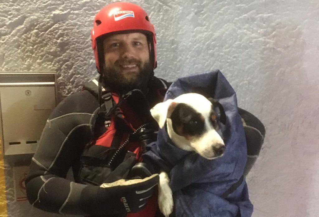 Kennelbach: Hund Balu und Camper von Wasserrettung aus Notlage befreit