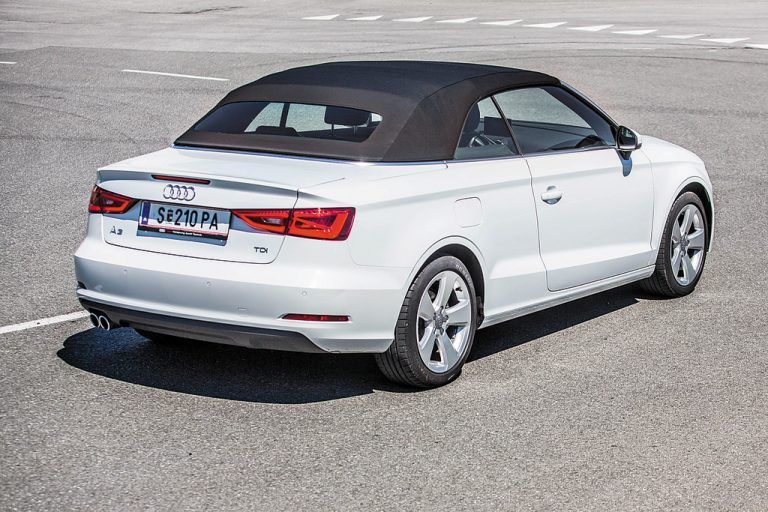 A 3 Cabrio jetzt mit elegantem Abschluss.