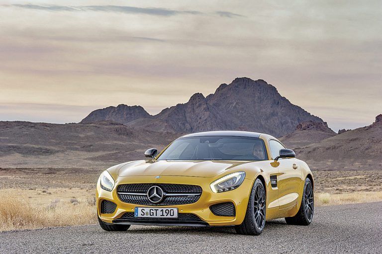 Ab März im Mercedes-Schauraum: Der neue Mercedes-AMG GT kostet in Österreich ab 140.540 Euro. Foto: werk