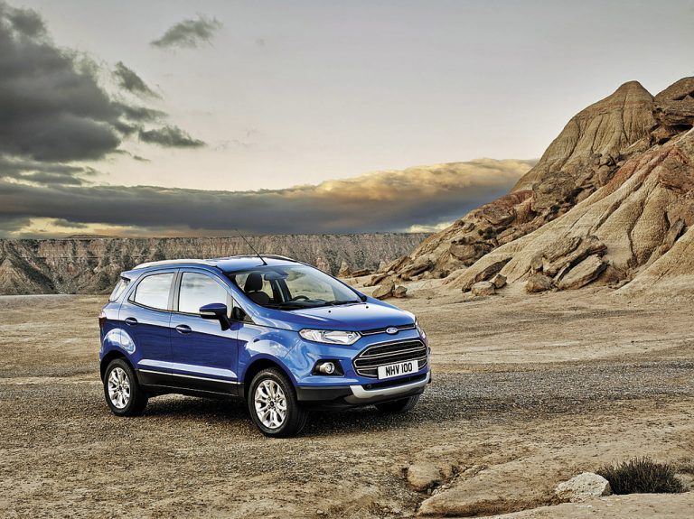 Auch den Ford EcoSport gibt es ausschießlich frontgetrieben.
