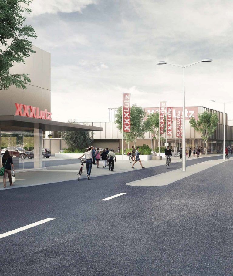 Wenn die Behördenverfahren nach Plan laufen, soll das Lutz-Möbelhaus in Lauterach zeitnah auf neuesten Stand gebracht werden. HPA