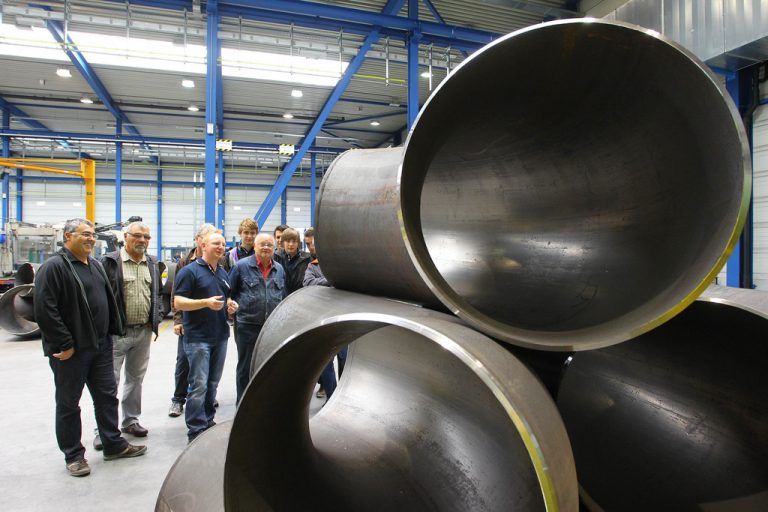 Beeindruckende Durchmesser: Erne ist Markt- und Technologieführer in der Branche. Foto: VN/Hofmeister