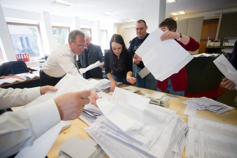 Bei der Auszählung war alles korrekt, wie auch hier bei den Gemeindewahlen in Hohenems. Foto: VN/Steurer