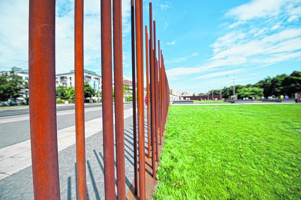 Gedenkstätte an  die Berliner Mauer