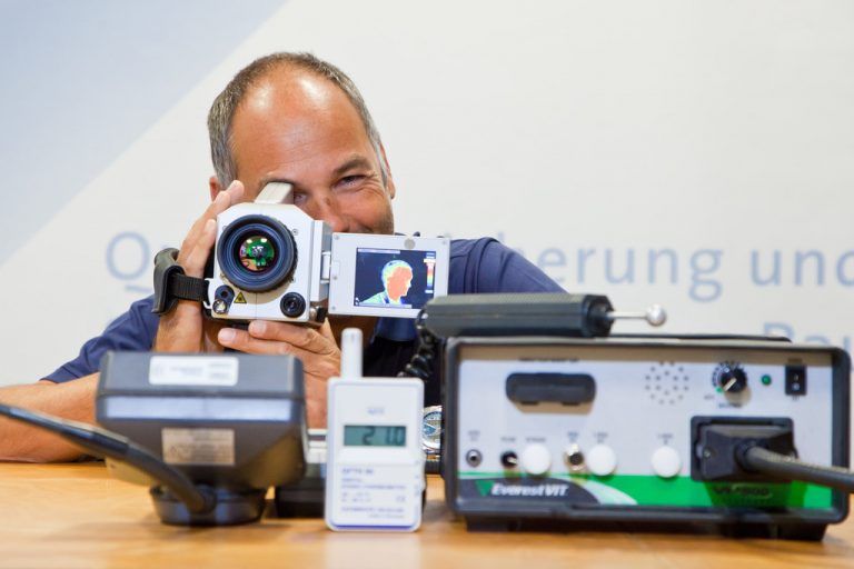 Bernd Nachbaur von Ortungstechnik Nachbaur – ein Vorarlberger KMU mit klaren Vorstellungen. oto: VN/Steurer