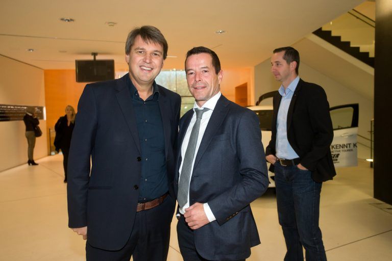 Bürgermeister Kurt Fischer (l.) und Landesgeschäftsführer Dietmar Wetz.