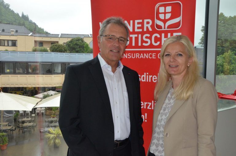 Bundesrat Edgar Mayer und Lebenshilfe-GF Michaela Wagner.