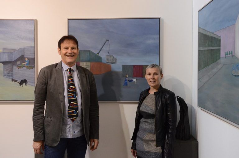 Carmen und Werner Böhler, Galerie am Hofsteig zeigen die junge Vorarlbergerin Sarah Bechter (Preis: 2500 Euro).