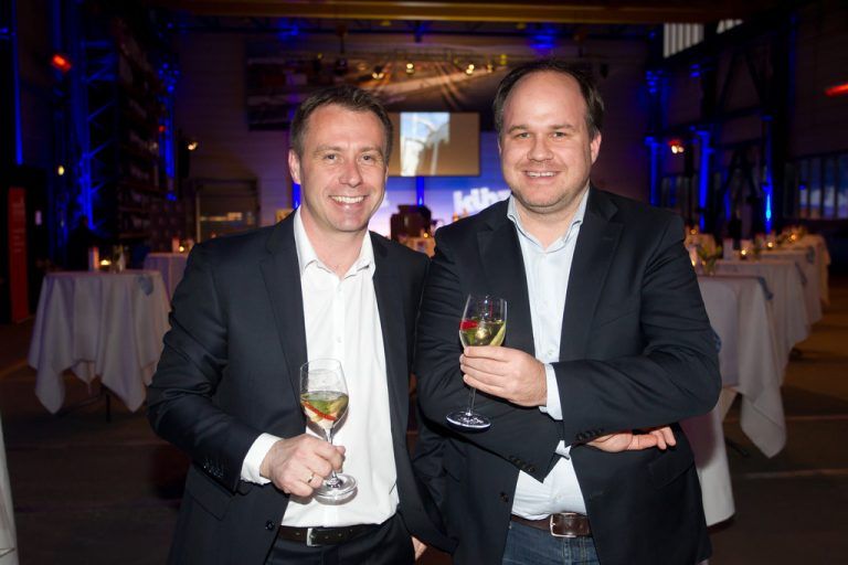 Caterer Ernst Seidel (l.) und Gerold Riedmann (Russmedia Digital).