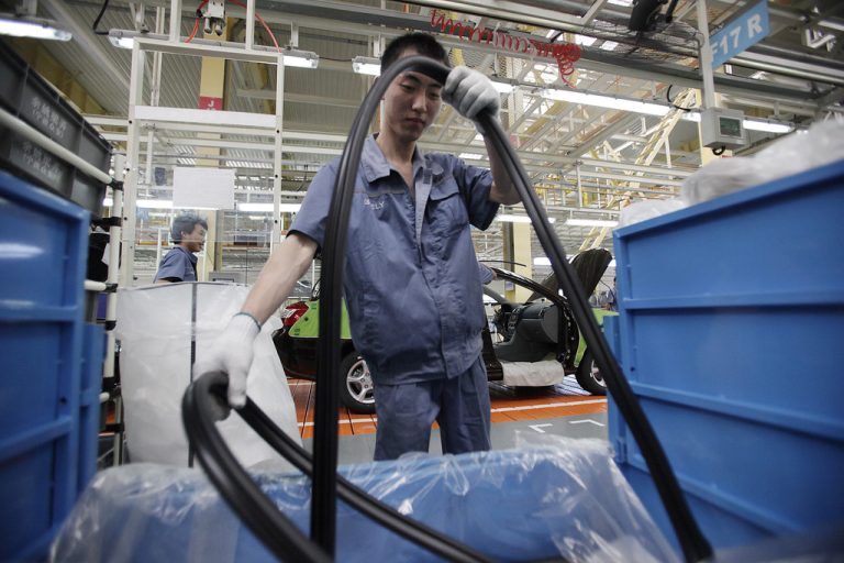 Chinas Wirtschaft soll bis zu 7,5 Prozent wachsen. Foto: AP