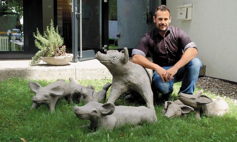 Christian Nesensohn hat über die berufsbegleitende landwirtschaftliche Fachschule die Liebe zur Natur entdeckt. Foto: Dietmar Hofer