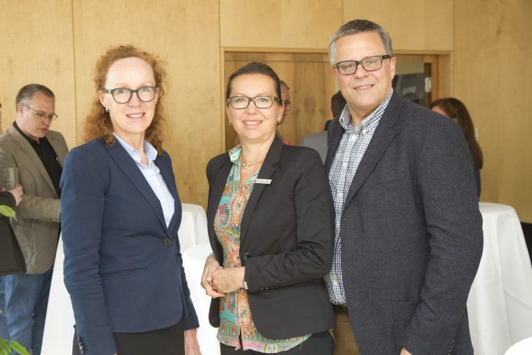 Claudia Vögel, Birgitt und Roland Frühstück (v. l.).