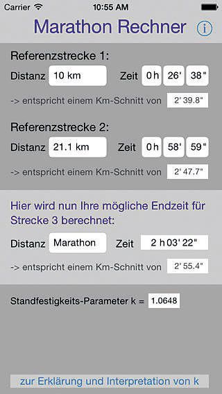 Neuer „Marathon-Rechner“