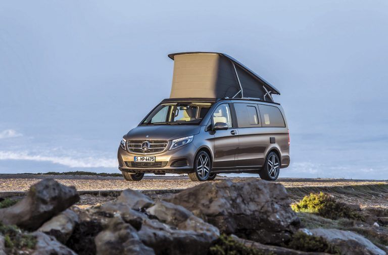 Da freut sich das Camper-Herz. Bis zu fünf Personen können im Mercedes-Benz Marco Polo übernachten. Foto: werk