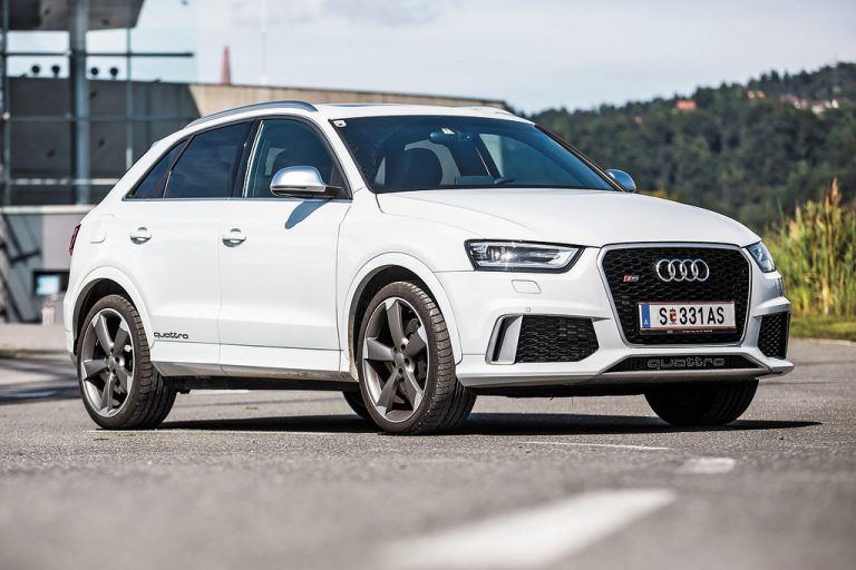 Das erste RS-Modell in der Q-Familie von Audi. Der RS Q3 bietet jede Menge Fahrspaß. Fotos: vn/Steurer
