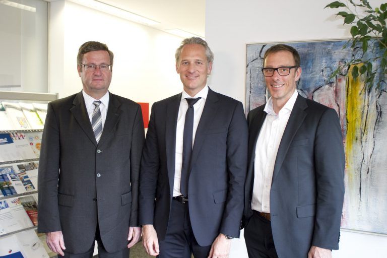 Das Präsidium der IV: Vizepräsident Dieter Gruber, Präsident Martin Ohneberg und Vizepräsident Bernhard Ölz.