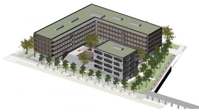 Das Studentenheim Woodie in Hamburg war der Immobilienbranche einen Award wert. Woodie works in Offenbach wird mit über 500 Modulen noch größer.FA