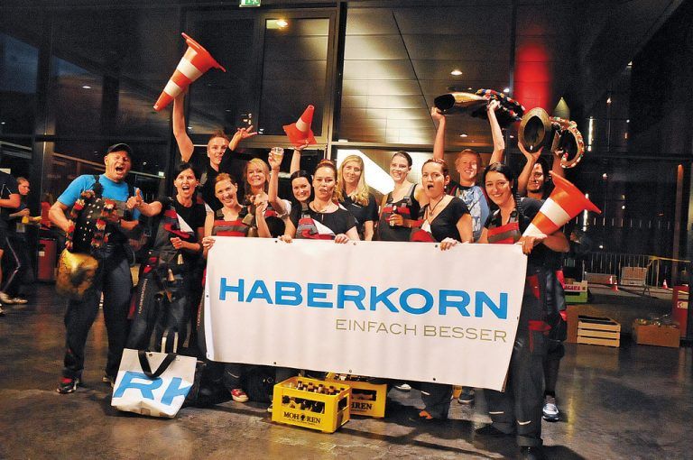 Das Team von Haberkorn ist zum dritten Mal in Folge „Aktivster Fanclub“.