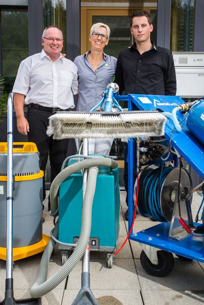 Das Wolfurter Reinigungsunternehmen Hans Majer überzeugte die Jury im vergangenen Jahr bei den Dienstleistern. Foto: VN/Steurer