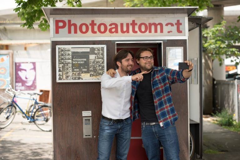 Der Koblacher Simon Heinzle und der Feldkircher Manuel Lang sind guter Dinge, mit ihrer Entwicklung zu überzeugen. Foto: Gimalon