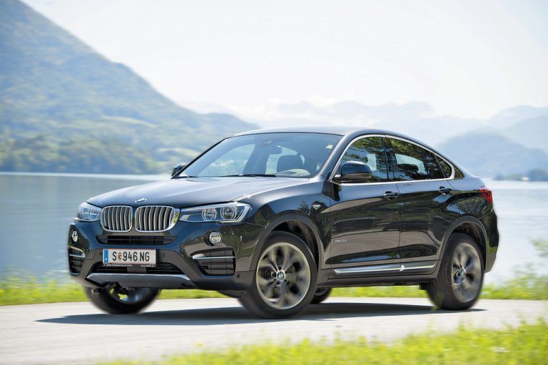 Der neue BMW X4: Große Ähnlichkeiten zum großen Bruder (X6), aber eben eine Nummer kleiner. Fotos: werk