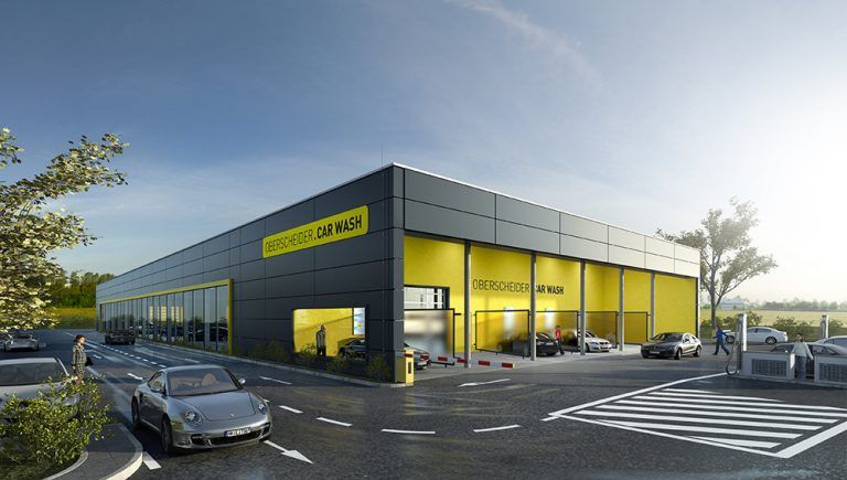 Spatenstich für Indoor-Waschanlage