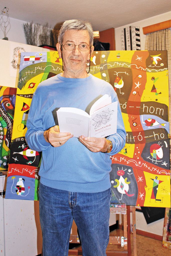 Die Dichtkunst und Malerei begleiten Heinrich Pfanner täglich. Foto: ral