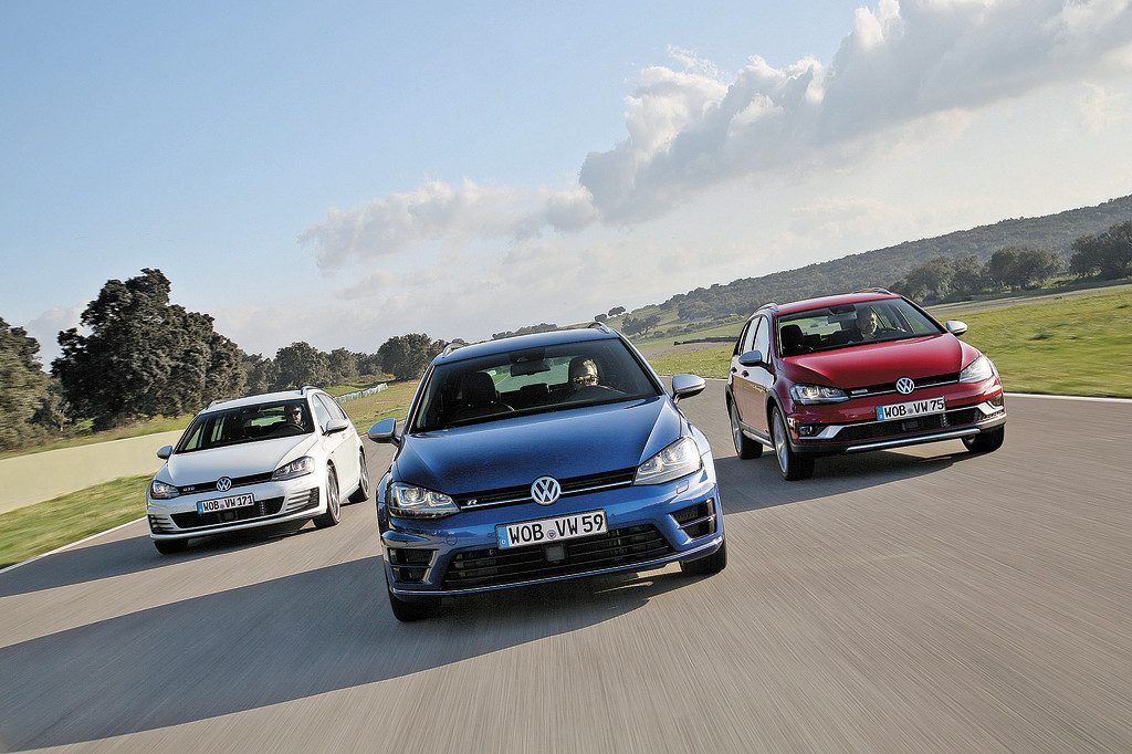 Vielfalt bei Volkswagen: drei neue Varianten des Golf Variant am Start.