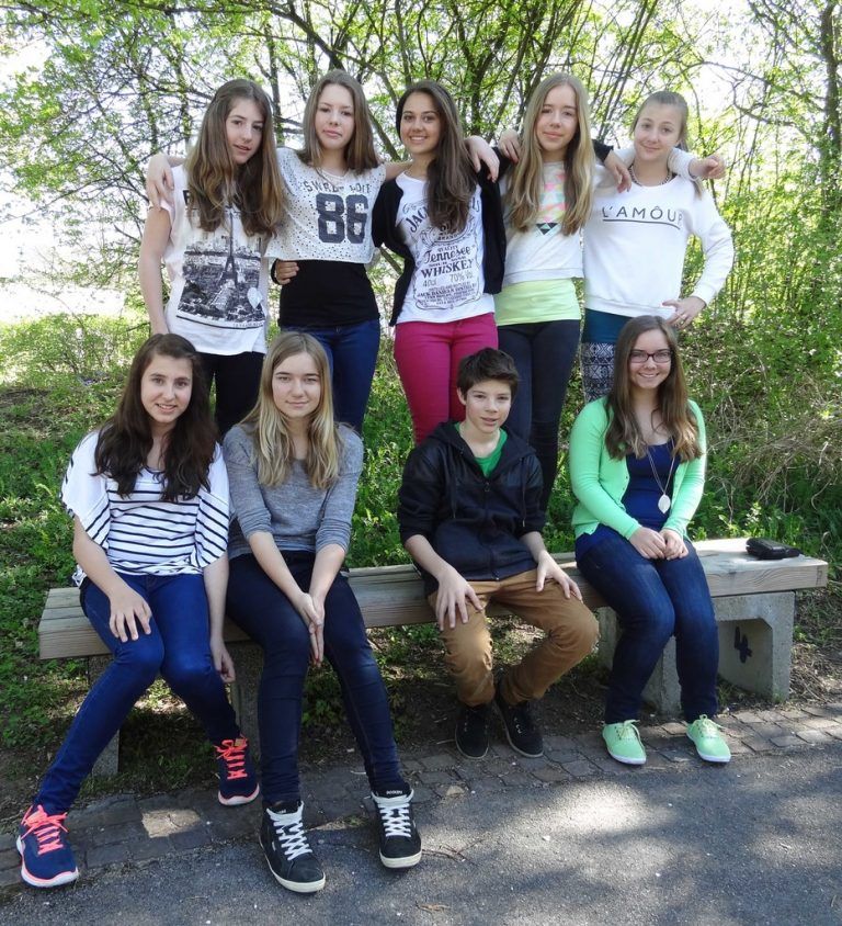Die Französischgruppe aus den4. Klassen.  Foto: VMS Sulz-Röthis
