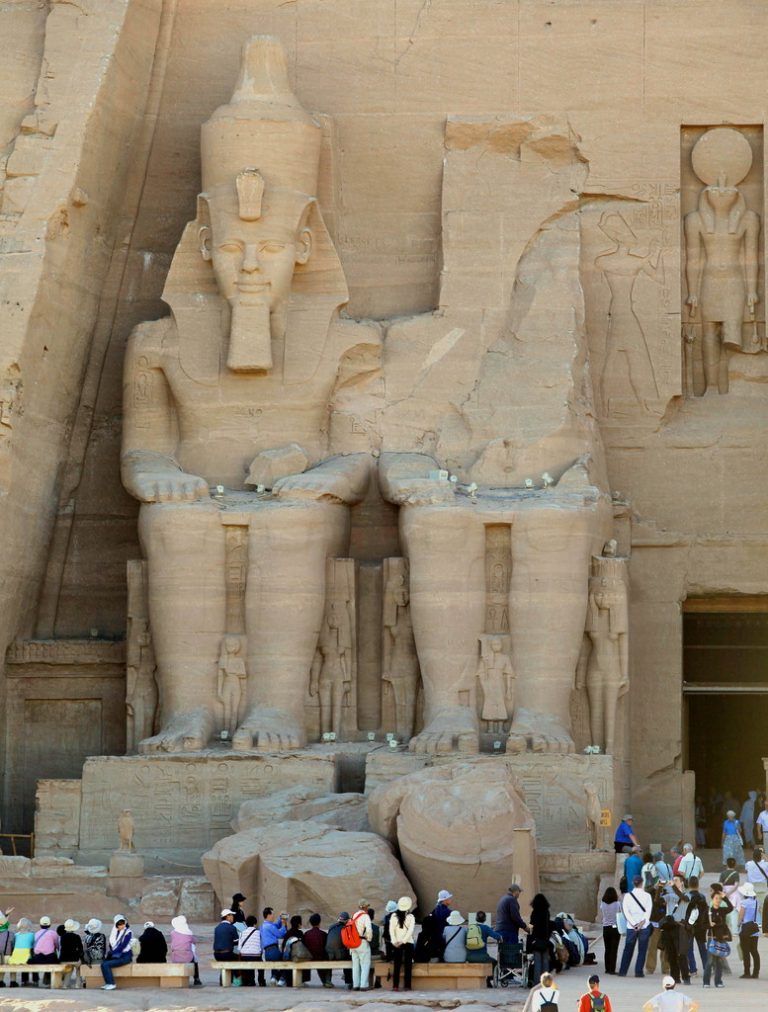 Die Geschichte des UNESCO-Welterbes begann in den 1960er-Jahren in der ägyptischen Tempelstätte Abu Simbel.  foto: EPA