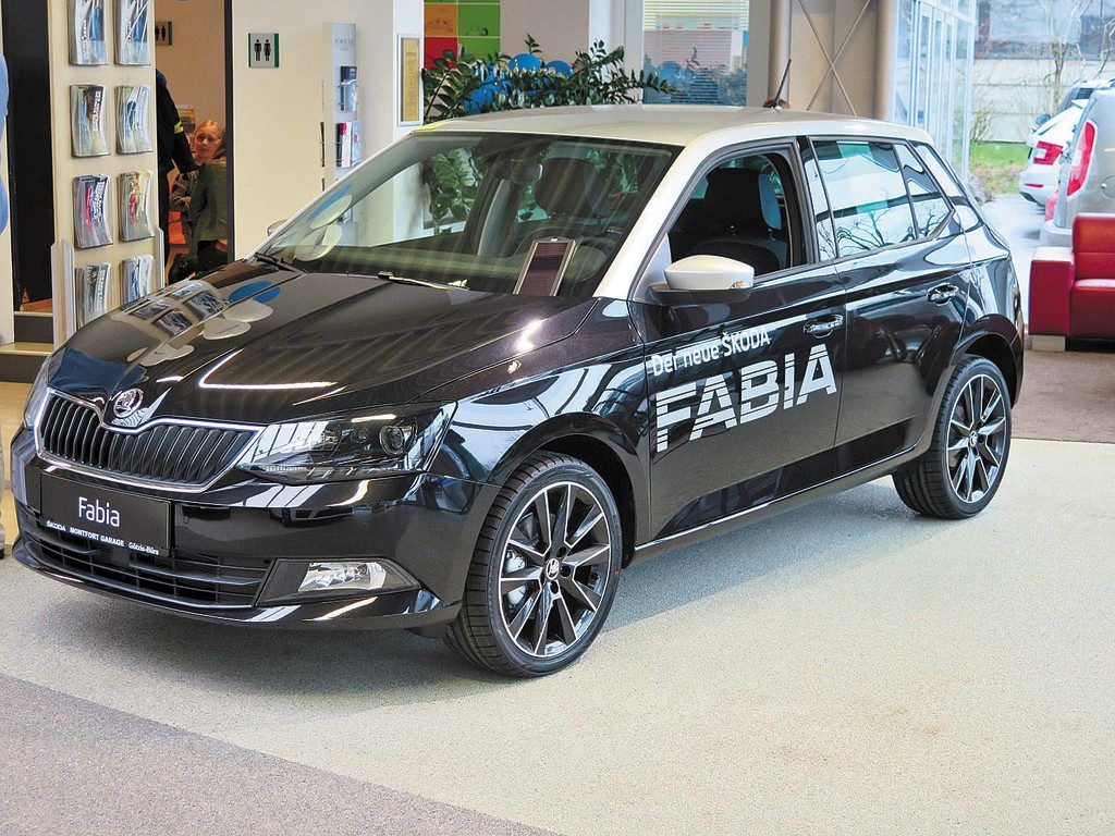 Fabia-Premiere in der Montfortgarage