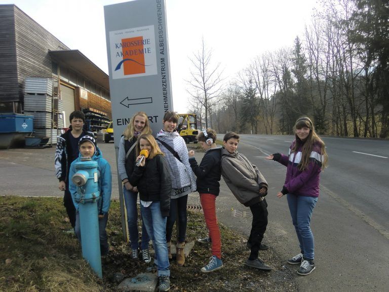 Die Radiogruppe ist unterwegs.