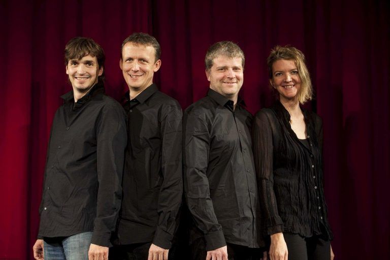„Die Spechte“ - v.l: Manfred Baumgartner, Martin Salzmann, Freddy Willinger und Angelika Kerschhaggl-Linder. Foto: Mathis