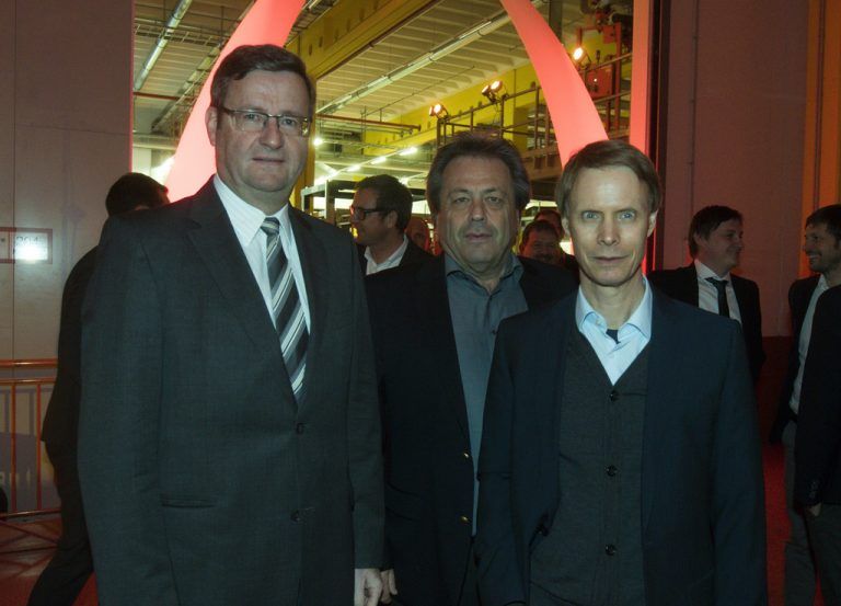 Dieter Gruber (l.) Kurt Pichler und Uwe Müller (Müroll).