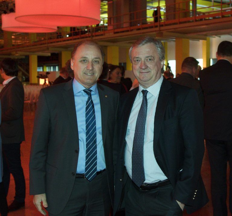 Direktor Burkhard Berchtel (l.) und IV-Präsident Hubert Bertsch.