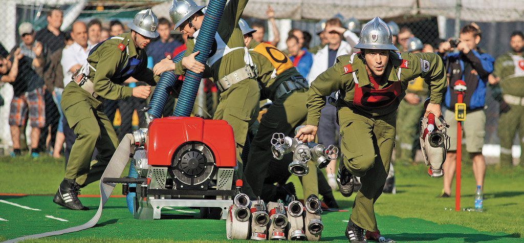 Viel Action beim Landesfeuerwehrfest