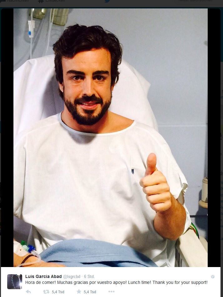 Alonso ist auf dem Wege der Besserung Vorarlberger Nachrichten VN.at