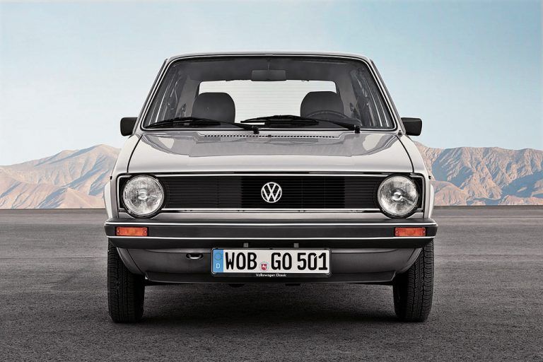 Eine Ikone feiert Geburtstag. Der Bestseller VW Golf (30 Millionen Exemplare) rollte am 29. März 1974 erstmals vom Band. Foto: werk