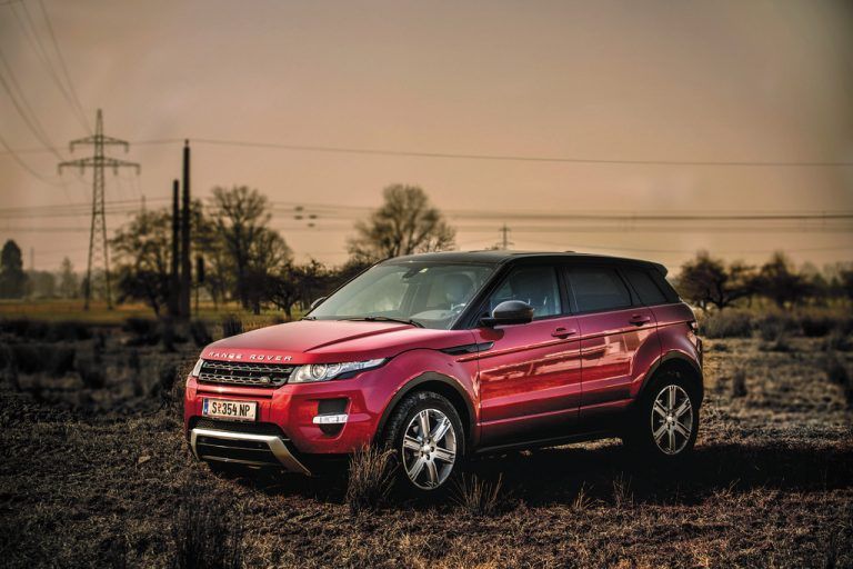 Erfolgsfaktor Design: Range Rover bietet mit dem Evoque einen der attraktivsten Vertreter im Kompakt-SUV-Segment. Fotos: VN/Steurer