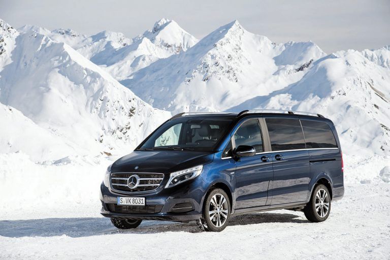 Erste Fahreindrücke der V-Klasse 4Matic.