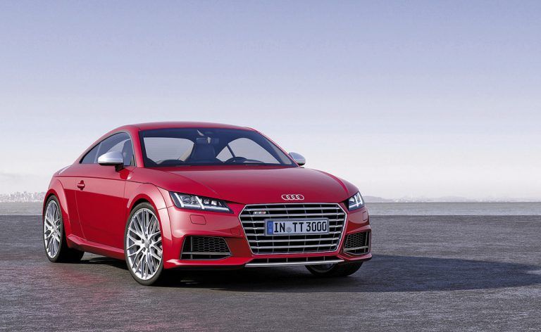 Evolution: Das charakteristische Design-Layout des Audi TT wurde behutsam aktualisiert. Fotos: Werk