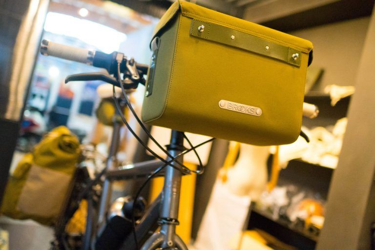 Fahrradtaschen vom englischen Unternehmen Brooks.