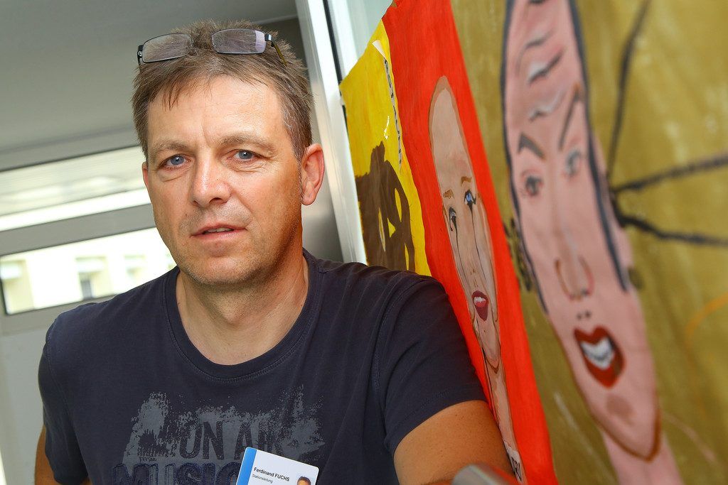 Ein Fels und Reibebaum