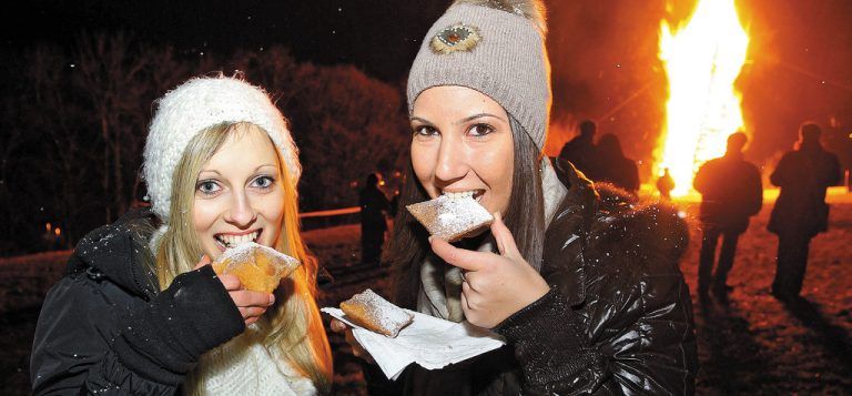 Feuriger Abschied vom Winter