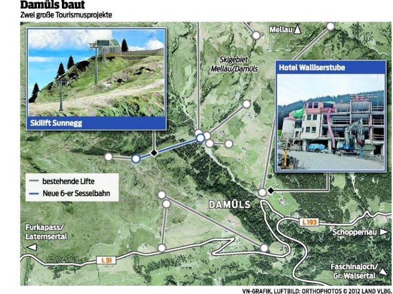 Damüls: Millionen für Hotels und Skigebiet