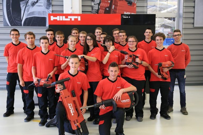 Lehrbeginn bei Hilti in Thüringen