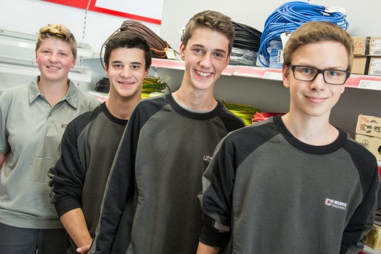 Neue Lehrlinge an Bord